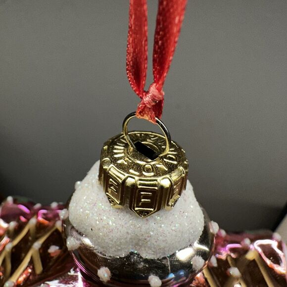 Fitz And Floyd Candylane Train Caboose Glass Christmas Ornament - Picture 6 of 9